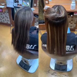 ロング ヘアショップキャリー所属・森田敦 縮毛矯正/髪質改善のヘアスタイル