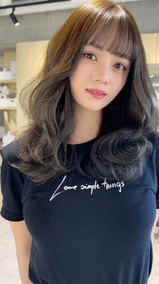 ミディアム カラー Wisteria所属・美髪特化✨ 伊織✨縮毛矯正✨のヘアスタイル