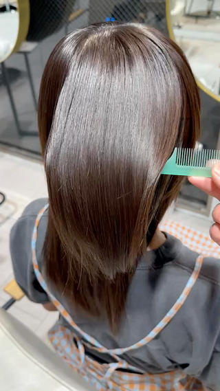 ミディアム Wisteria所属・美髪特化✨ 伊織✨縮毛矯正✨のヘアスタイル