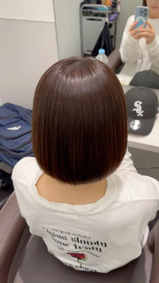 ショート Wisteria所属・美髪特化✨ 伊織✨縮毛矯正✨のヘアスタイル