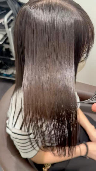 ミディアム Wisteria所属・美髪特化✨ 伊織✨縮毛矯正✨のヘアスタイル