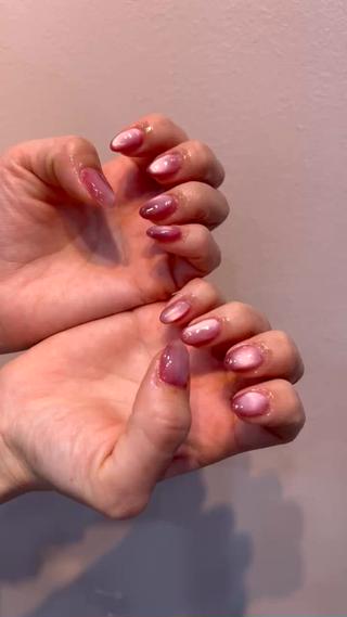 マグワンカラーでみとれるほどちゅるんちゅるんな指先