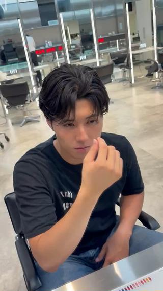 ショート パーマ メンズパーマ特化 園田　楓莉のヘアスタイル