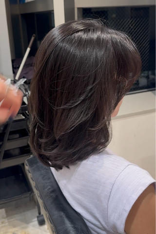 ミディアム カラー パーマ ヘアアレンジ パク・ボミン小野リエ 韓国ハーフ🦊のその他イメージ