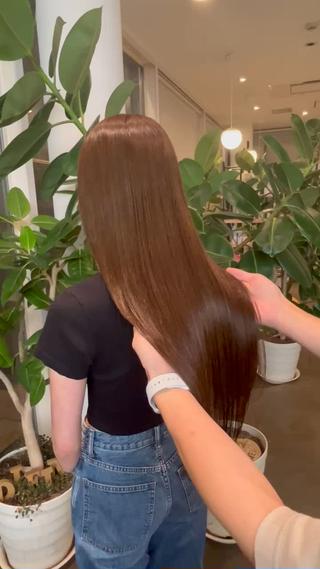 ダメージレスカラーで艶髪ゲット 