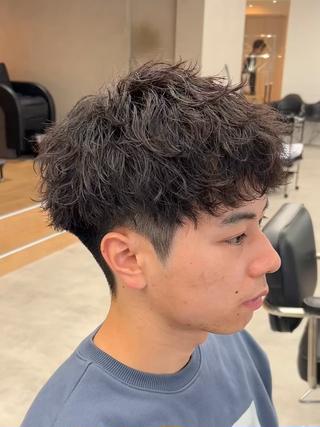 新潟　ショートツイストスパイラル　短髪　ショートパーマ 