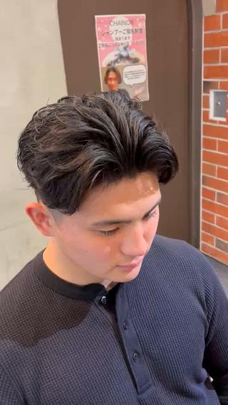 ショート パーマ メンズ 梅田/メンズ専門 ／加地光尊のヘアスタイル