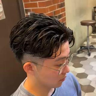 ショート パーマ メンズ 梅田/メンズ専門 ／加地光尊のヘアスタイル