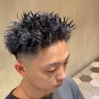 ショート パーマ メンズ 梅田/メンズ専門 ／加地光尊のヘアスタイル