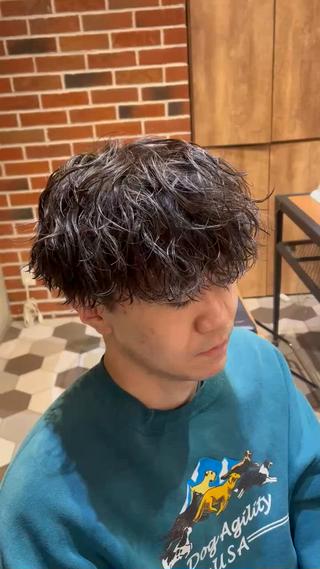 ショート パーマ メンズ 梅田/メンズ専門 ／加地光尊のヘアスタイル