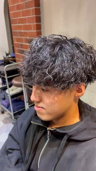 ショート パーマ メンズ 梅田/メンズ専門 ／加地光尊のヘアスタイル