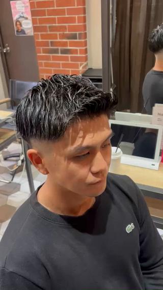 ショート パーマ メンズ 梅田/メンズ専門 ／加地光尊のヘアスタイル