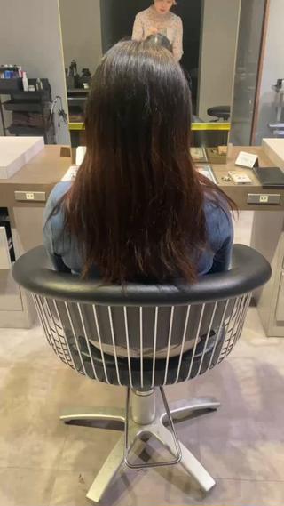 ブリーチ履歴有りの髪質改善ストレート 