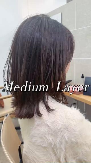 ミディアム ショート/ボブ/ 渋谷/表参道/星優斗のヘアスタイル
