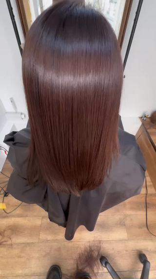 セミロング カラー 椎葉 祐也のヘアスタイル