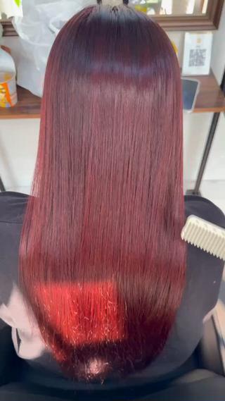 ロング カラー 椎葉 祐也のヘアスタイル