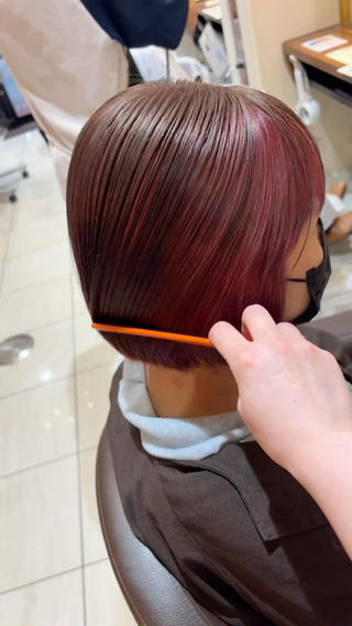 アンブレラカラー
色落ちも大変可愛くて大人気ですっ 