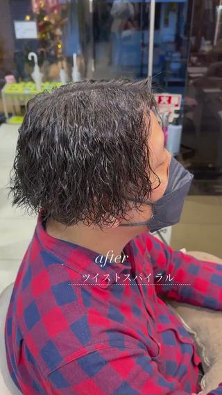 #ツイストスパイラルパーマ
#湘南パーマ
#藤沢パーマ
#メンズパーマ 