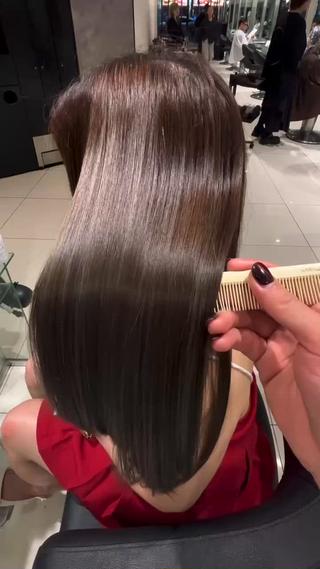 【艶髪縮毛矯正】+業界最高峰ケアトリートメント 