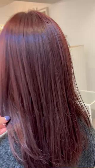 #ボルドーカラー
#カシスカラー
#暖色カラー