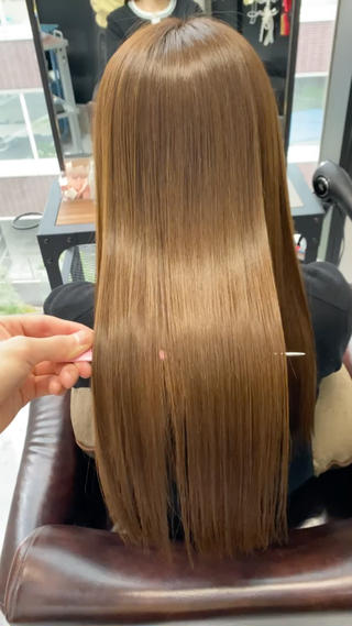 ロング 韓国/ワンホンヘア 髪質改善/MaCoのヘアスタイル