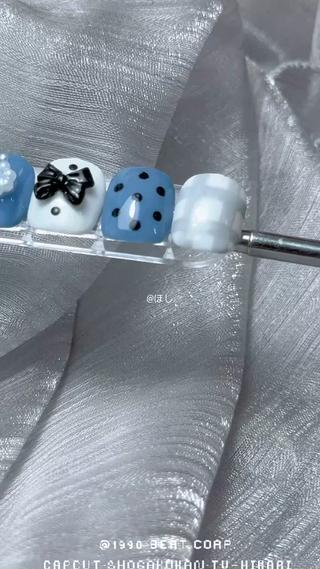 ブリティッシュチェックネイル 