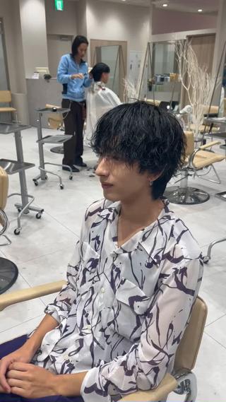 パーマ メンズ Ken 縮毛矯正/韓国風ヘアのヘアスタイル