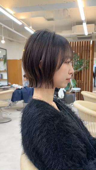 ショート リンダ所属・ボブ/ブリーチ 顔周り/すずきのヘアスタイル