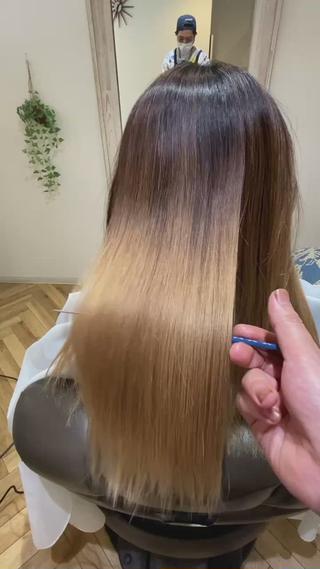 ロング 髪質改善 スペシャリストのヘアスタイル