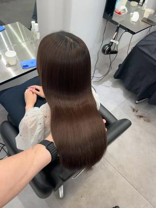 ミディアム 髪質改善/縮毛矯正 梅田茶屋町/西尾祐作のヘアスタイル