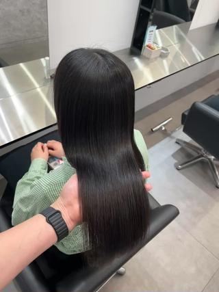 ロング 髪質改善/縮毛矯正 梅田茶屋町/西尾祐作のヘアスタイル