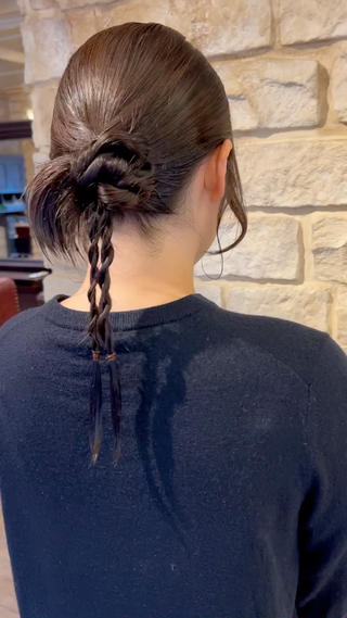 ヘアアレンジ Mei /オリーブ カラー/アレンジのヘアスタイル