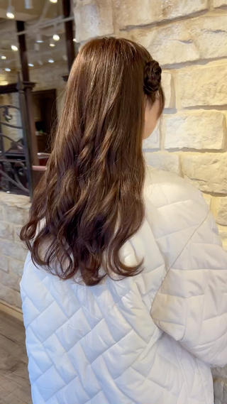 ヘアアレンジ Mei /オリーブ カラー/アレンジのヘアスタイル