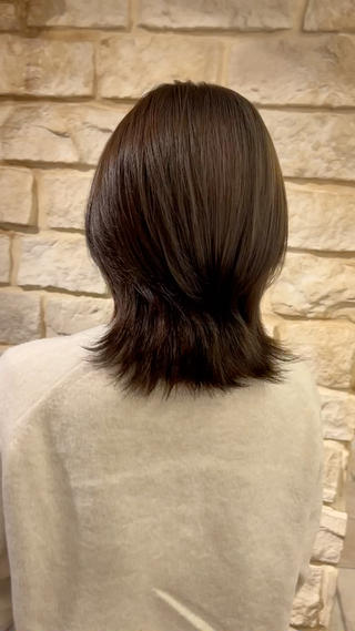 カラー Mei /オリーブ カラー/アレンジのヘアスタイル