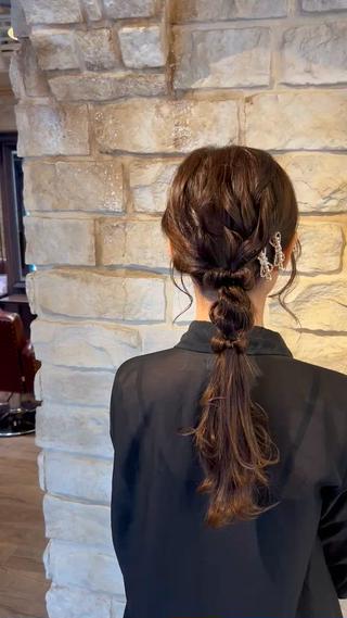 ヘアアレンジ Mei /オリーブ カラー/アレンジのヘアスタイル