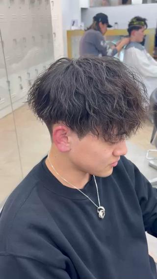 パーマ メンズ 🌀toa/波巻き✨ /メンズパーマ／栄のヘアスタイル