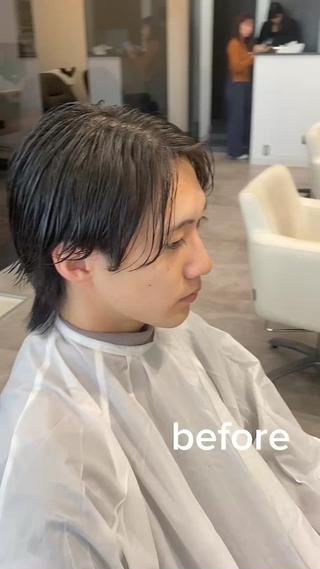 パーマ メンズ 韓国風メンズヘア💫 ツイスパ💫saraのヘアスタイル