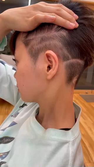 ショート Repos SENDAI所属・⭐️バッサリカット モデル募集⭐️佐野のヘアスタイル
