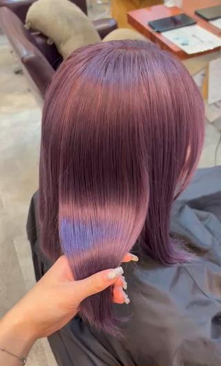 改善トリートメントでブリーチ毛もつやつやに️