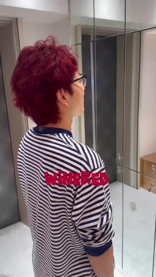 カラー メンズ 暖色カラ-ෆ˚顔周り 🎀ོ白岩亜実🎀ོのヘアスタイル