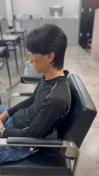 ショート カラー パーマ メンズ 森下 佑大のヘアスタイル