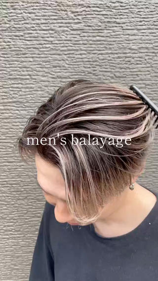 カラー メンズ バレイヤージュ特化｜ Takuのヘアスタイル
