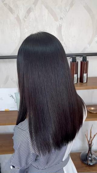 縮毛矯正×最高級トリートメントでつやつやサラサラに！ 