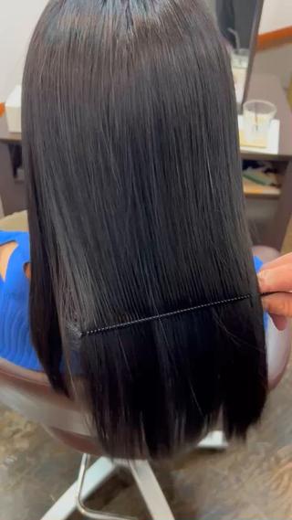 水素カラーと髪質改善トリートメントの極上コース 