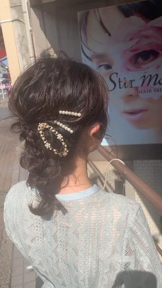 セミロング ヘアアレンジ Stir maison[ステアメゾン]所属・layer cut /MIKUのヘアスタイル