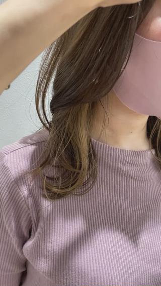 セミロング カラー ヘアアレンジ Stir maison[ステアメゾン]所属・layer cut /MIKUのヘアスタイル