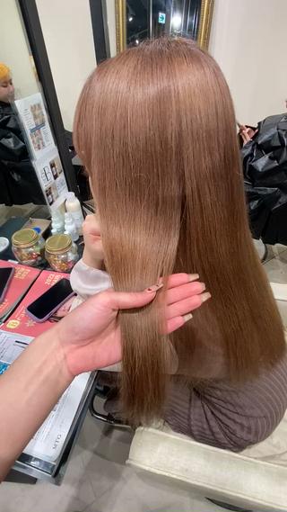 カラー ハイトーン✨艶髪💘 💘 AYANO💘のヘアスタイル