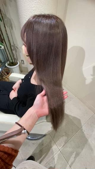 カラー ハイトーン✨艶髪💘 💘 AYANO💘のヘアスタイル