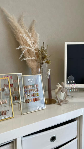 現在のsampleたち♡
角度や光加減でキラキラ感が全然見えませんが 