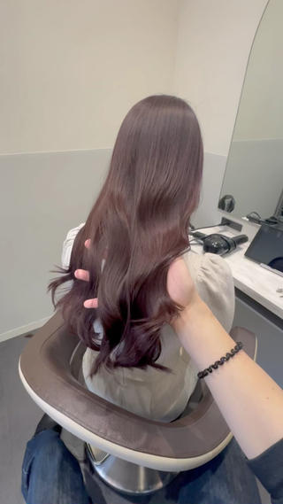 ブリーチなし　7トーン ラベンダーカラー 